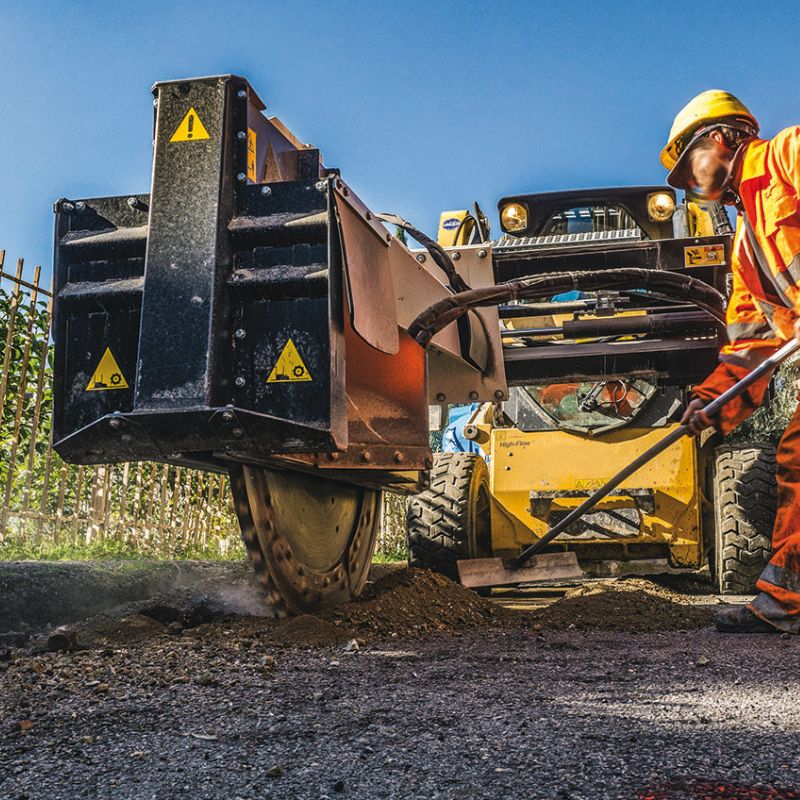 attrezzature per cantieri stradali frese a ruota minipale rw  simex tecnostruttu