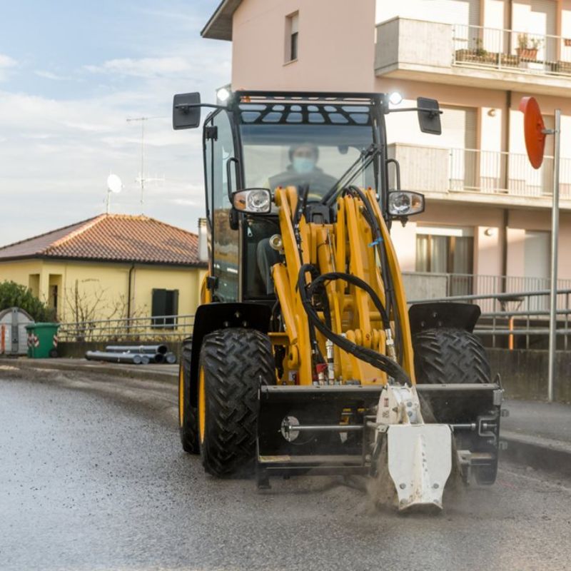 noleggio escavatrici a ruota autolivellanti RW simex tecnostrutture